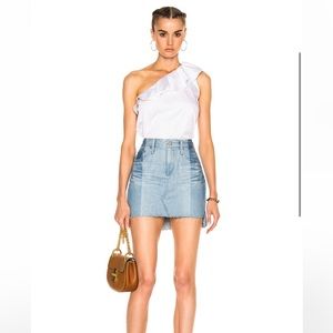 AG True White One Shoulder  Rosa Top